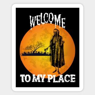 Welcome to my Place Halloween Sticker